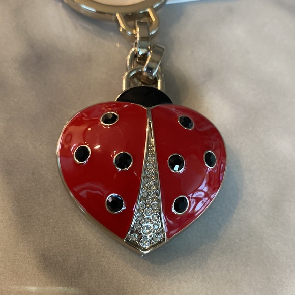 Kate Spade Lady Bug Bag Charm/ Key Ring - Picture 5 of 7